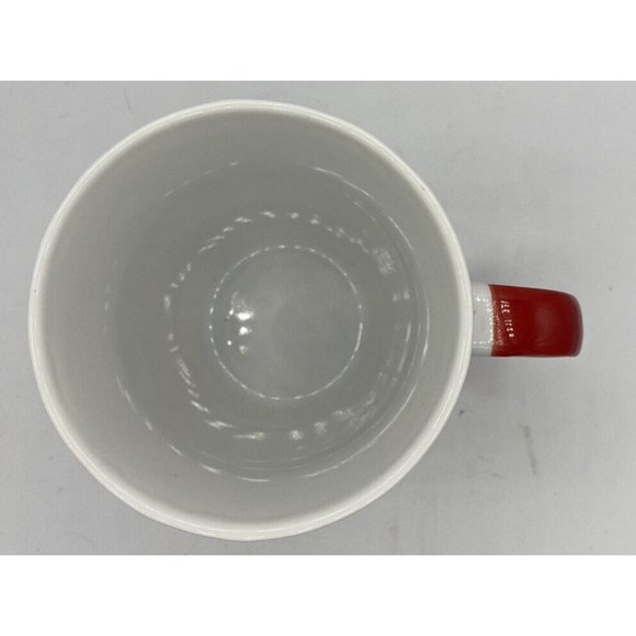 Prima Design Christmas Mug Coffee Cup Large Good Cheer Holiday Wreath 16 oz - Picture 3 of 4